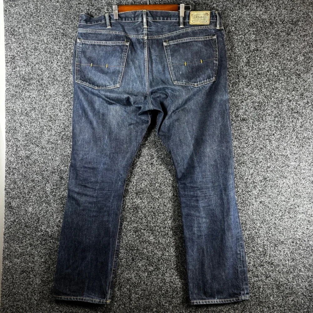 Polo Ralph Lauren Authentic Dungarees Dark Wash Straight Leg Jeans Mens 40x32